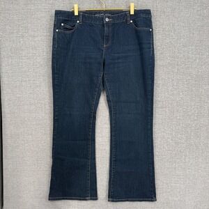 MICHAEL KORS Dark Wash‎ Flare Jeans Women's Size 14P Bootcut Denim